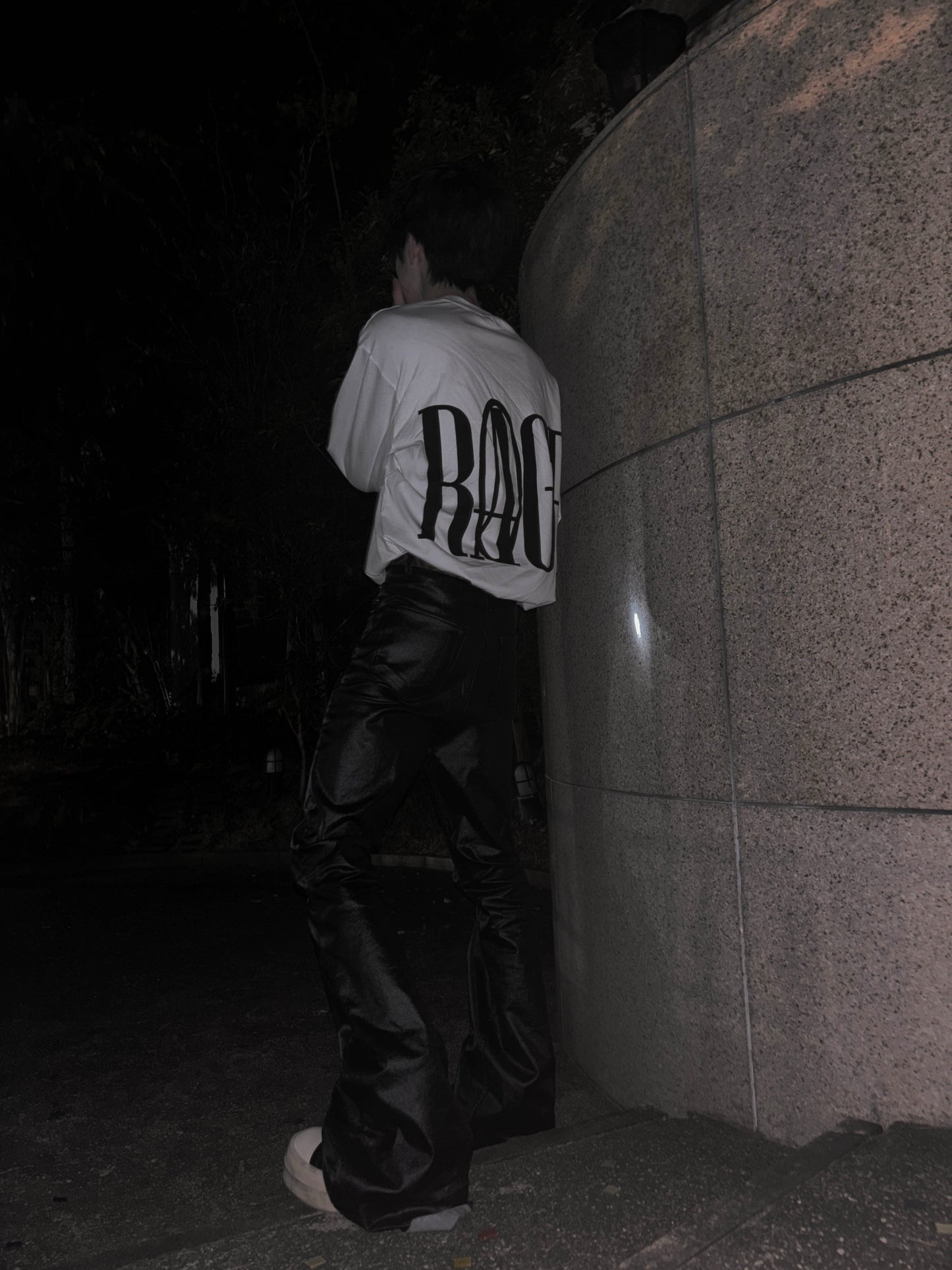 RAGE Long Sleeve Tee – White