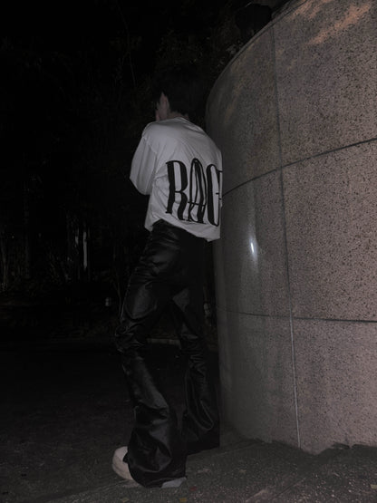 RAGE Long Sleeve Tee – White